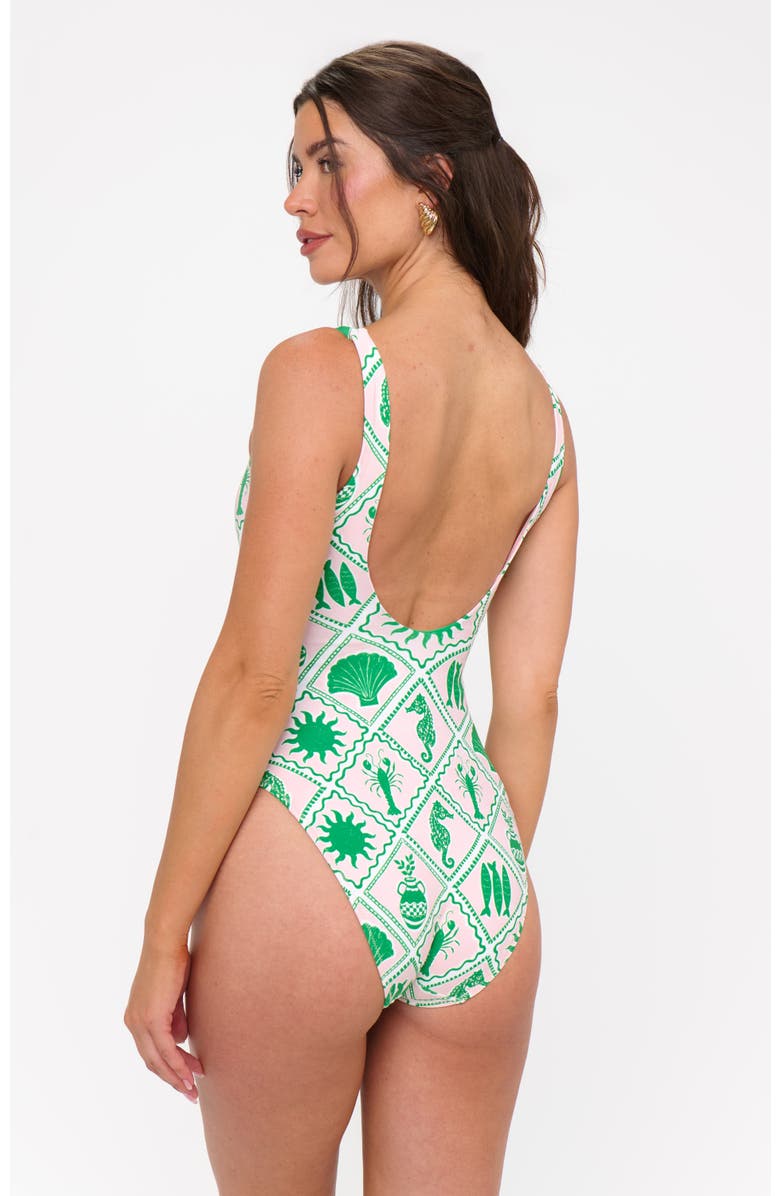 Show Me Your Mumu Kauai One Piece, Alternate, color, Coastal Collage