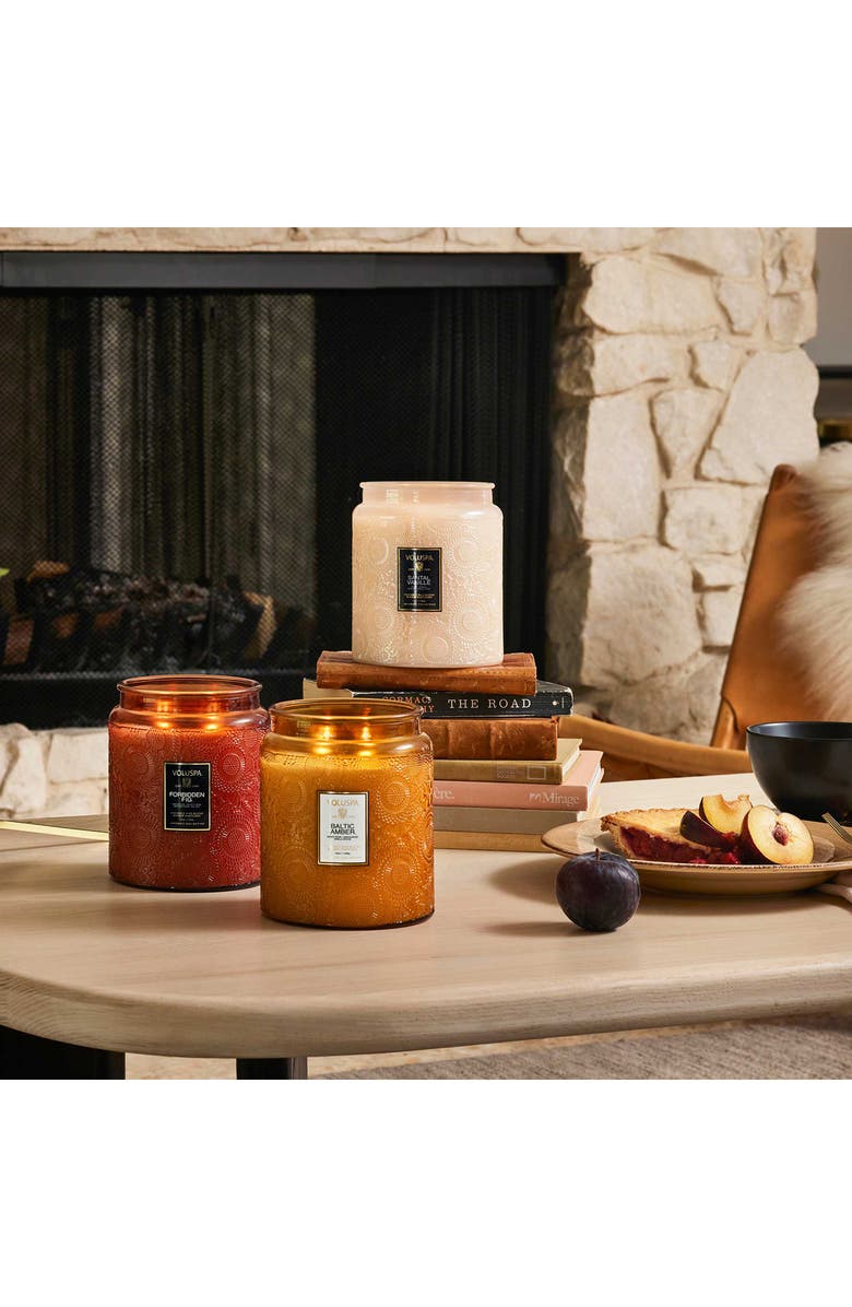 Voluspa Santal Vanille Luxe Jar Candle, Alternate, color,
