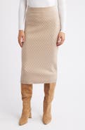 Anne Klein Diamond Stitch Sweater Skirt