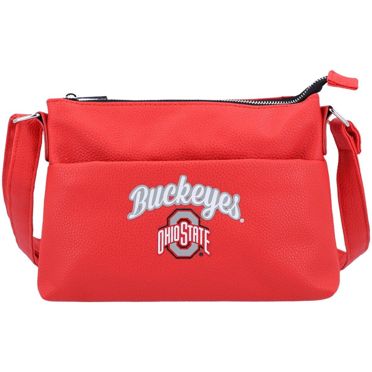 FOCO Women's FOCO Ohio State Buckeyes Logo Script Crossbody Handbag, Main, color, 