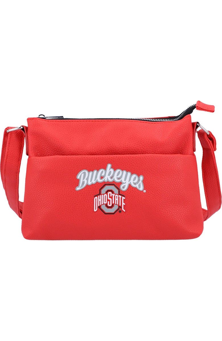 FOCO Women's FOCO Ohio State Buckeyes Logo Script Crossbody Handbag, Main, color,