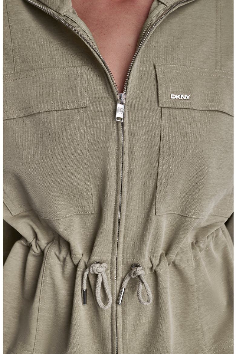 Arid Cotton Blend Piqué Jacket, Alternate, color, LIGHT FATIGUE