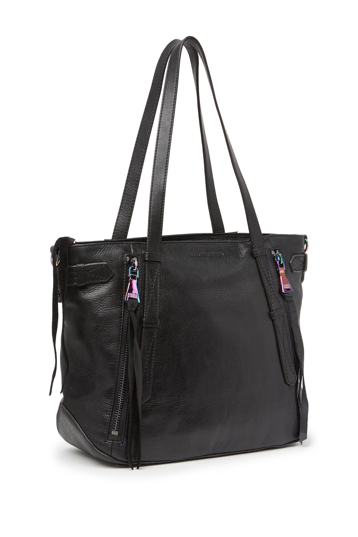 AIMEE City Slicker Leather Tote Bag, Alternate, color, 