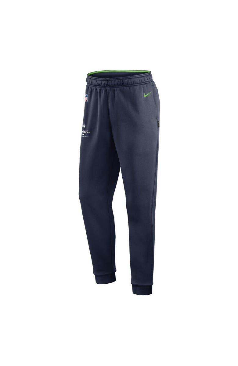 Nike Men's Nike College Navy Seattle Seahawks Sideline Logo Performance Pants, Alternate, color, 