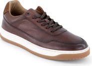 KARL LAGERFELD PARIS Raoul Perforated Leather Sneaker