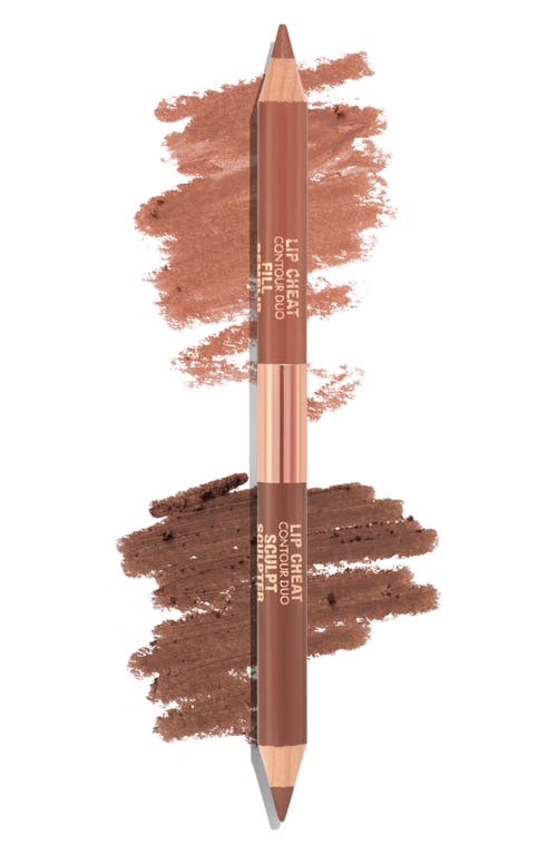 Charlotte Tilbury Lip Cheat Contour Duo Lip Liner In Brown