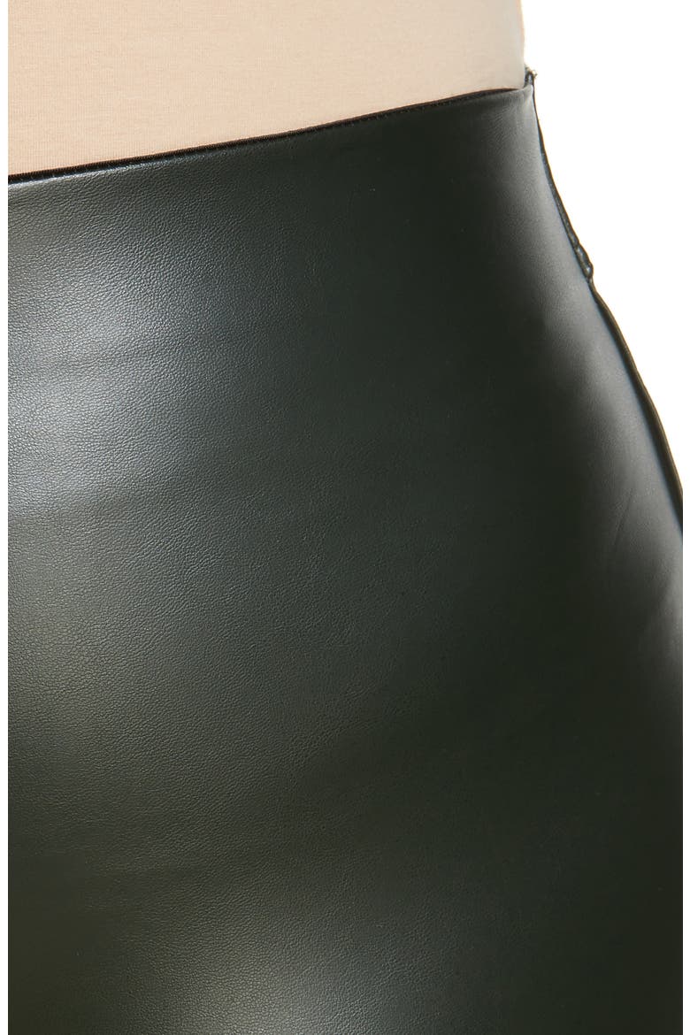 Stretch Faux Leather Skinny Pants, Alternate, color, DARK WILLOW