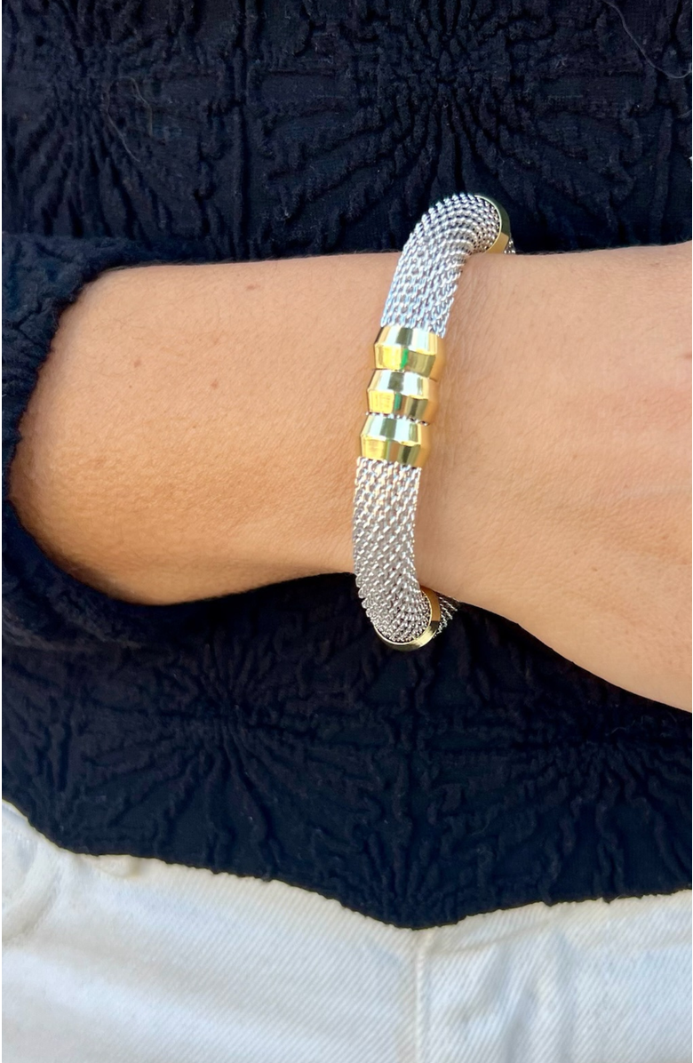 HOLST+LEE Classic Mesh Bracelet, Alternate, color, Two Tone