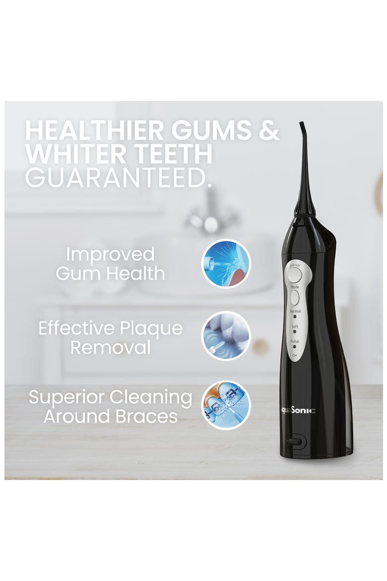 Black Series Electric Toothbrush & Black Aquaflosser Set, Alternate, color, BLACK