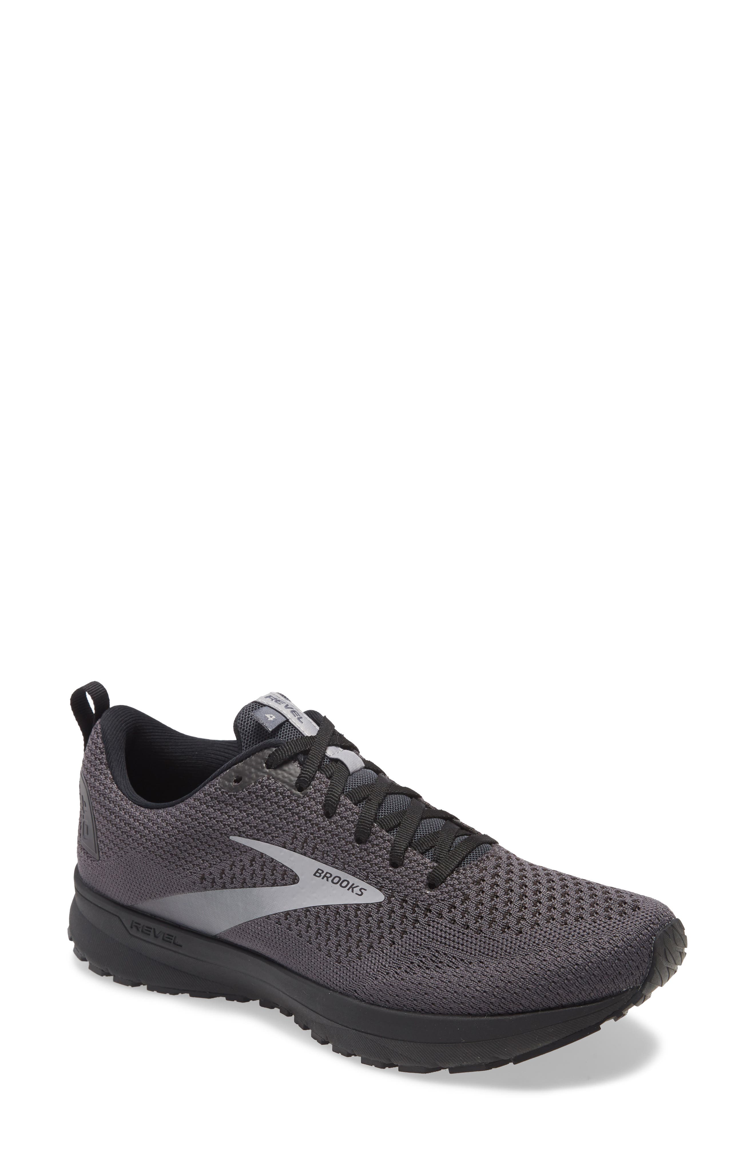 Revel 4 Hybrid Running Shoe, Main, color, EBONY/ BLACK/ GREY