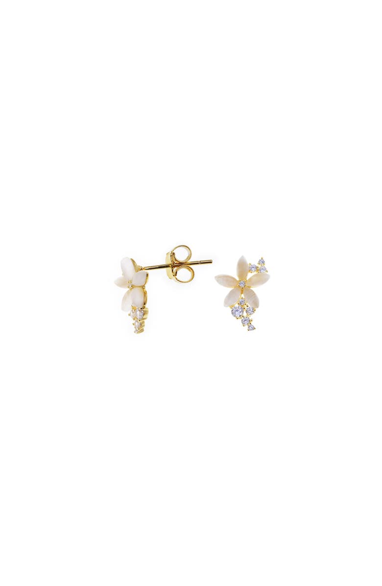 Arte Nova Jewellery Sublime Earrings, Main, color, Silver Gold Plated