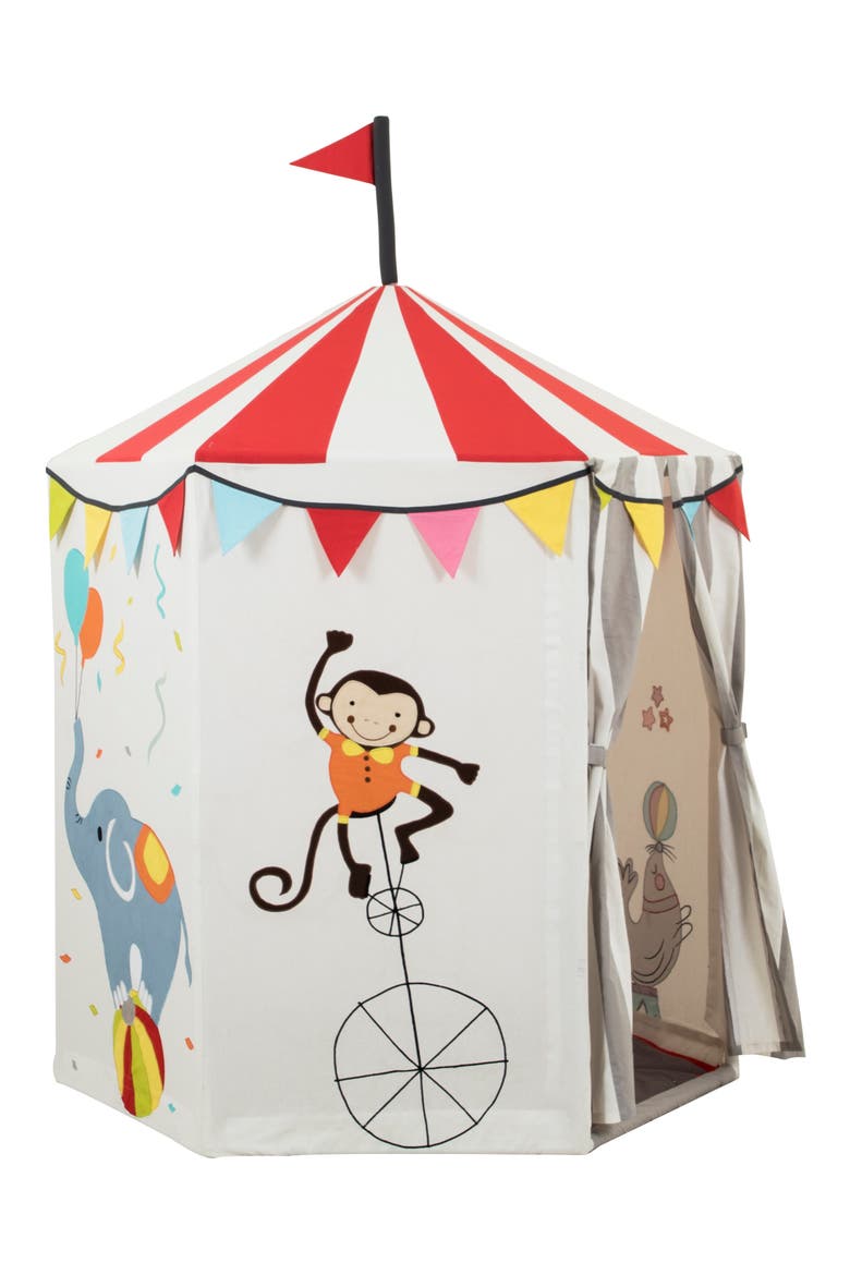 Circus Canvas Play Tent, Alternate, color, MULTI