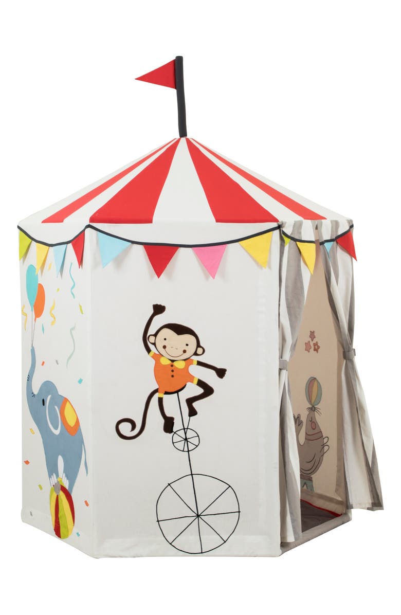 ROLE PLAY Circus Canvas Play Tent, Alternate, color, Multi