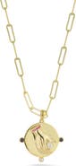 SPHERA MILANO Cubic Zirconia & Cultured Pearl Medallion Pendant Necklace