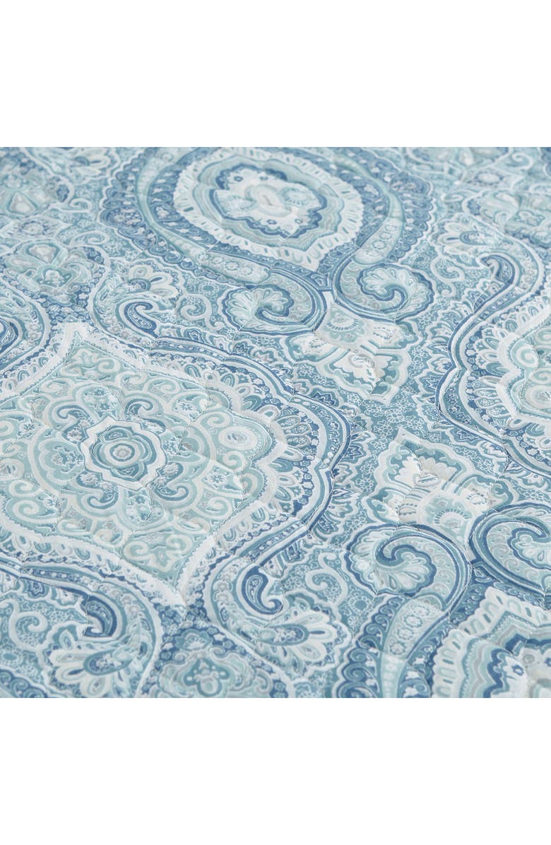 Tommy Bahama Turtle Cove Cotton Quilt & Sham Set, Alternate, color, Caribbean Blue