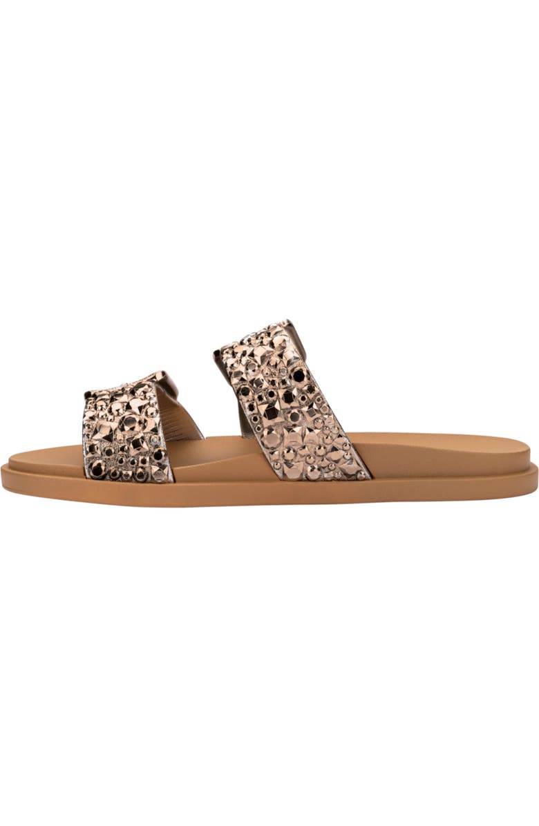 Melissa Lust Slide Sandal, Alternate, color, Beige/ Bronze