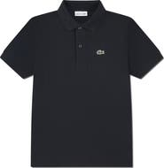 Lacoste Kids' Solid Cotton Piqué Polo
