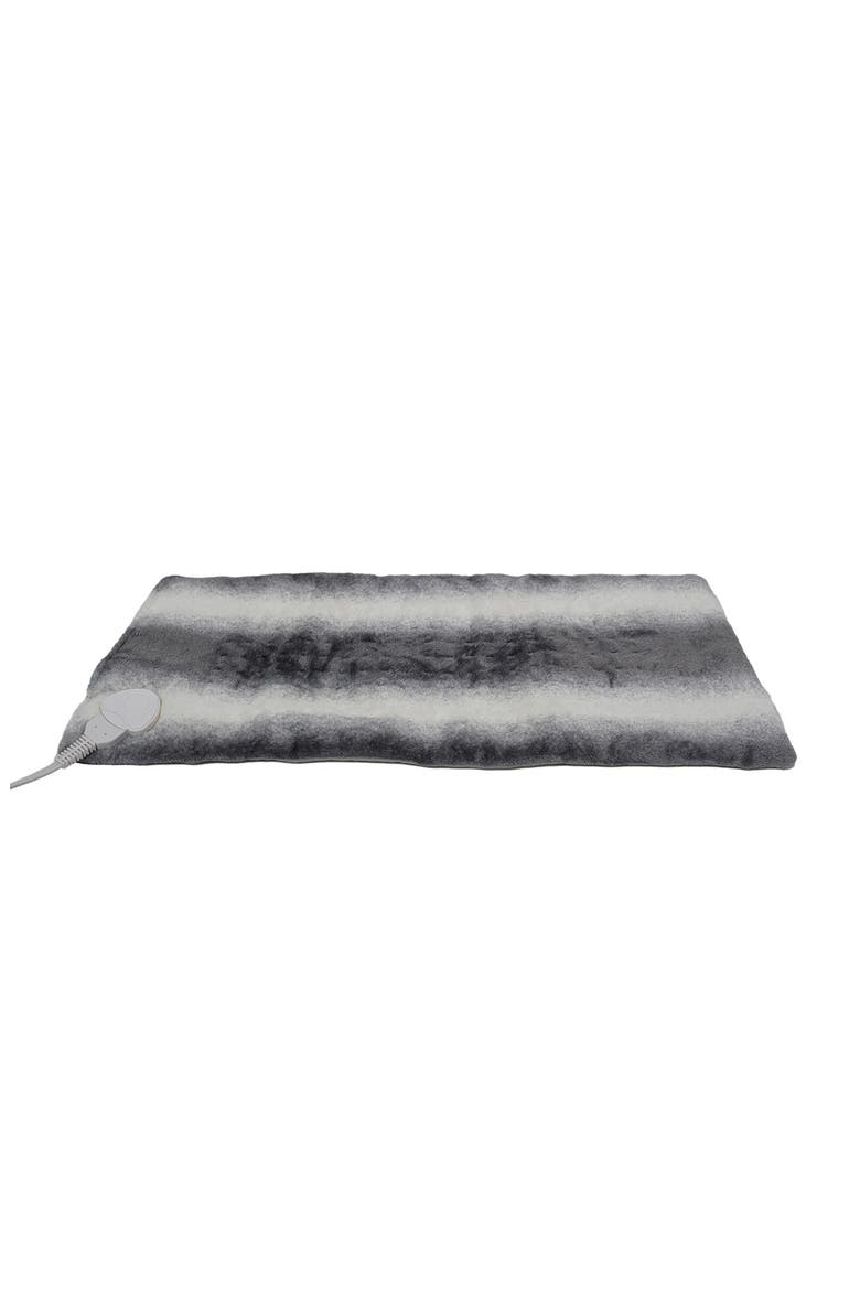 Faux Fur Hearing Pad, Alternate, color, GREY/ LIGHT GREY