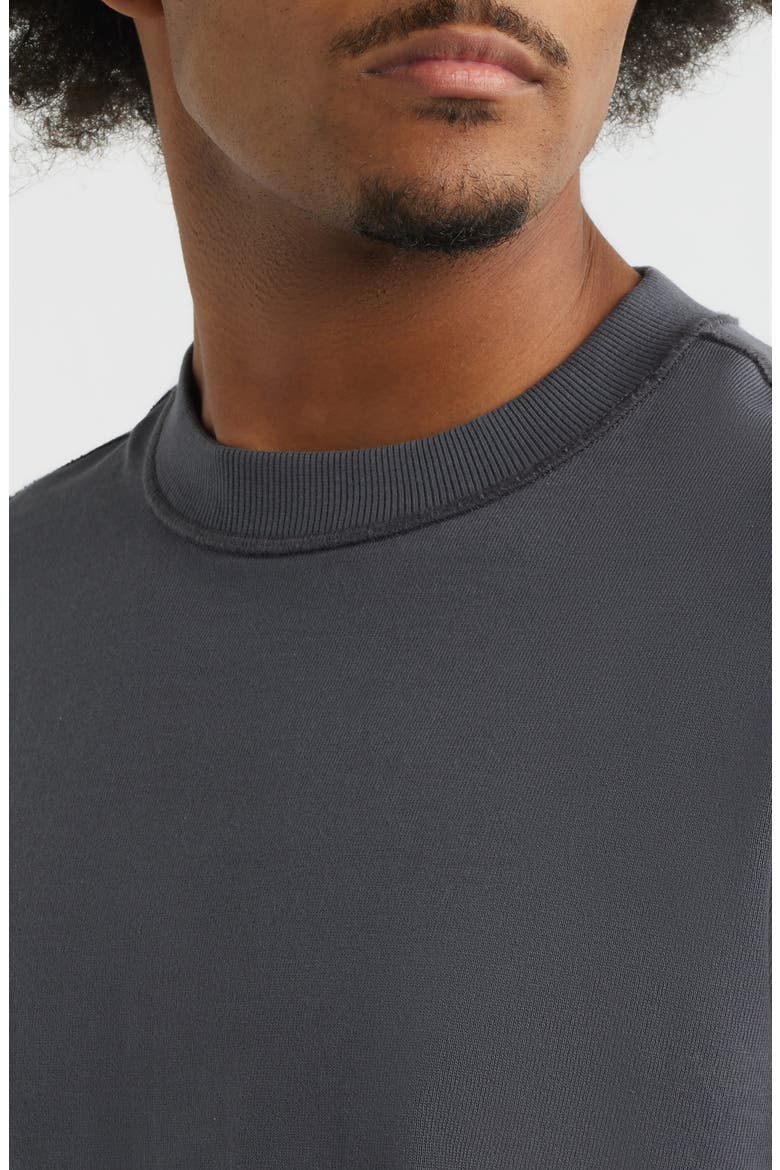 Inside Out Cotton Jersey T-Shirt, Alternate, color, GREY MAGNET