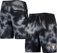 New Era Men's New Era Black Las Vegas Raiders Tie-Dye Shorts