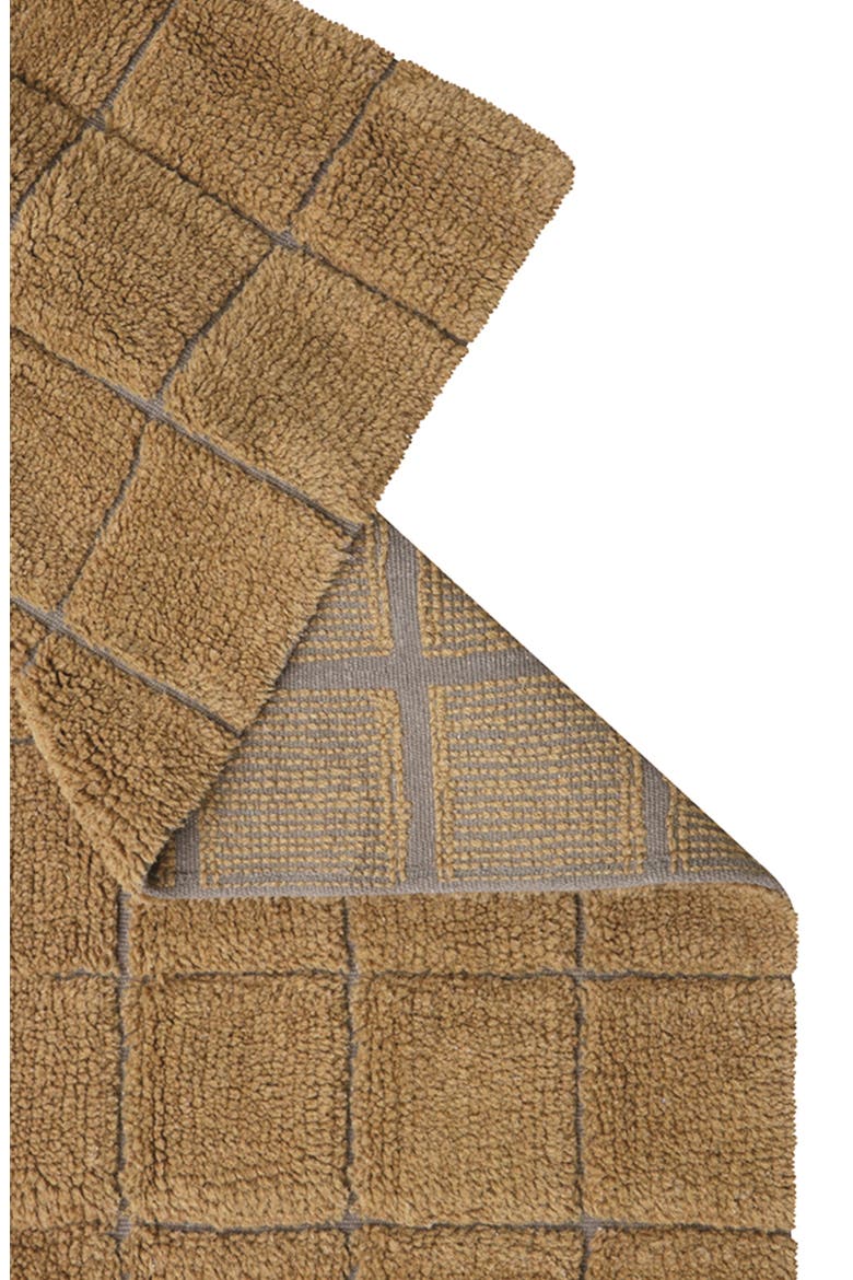 Woolable Mosaic Washable Wool Rug, Alternate, color, OCHRE