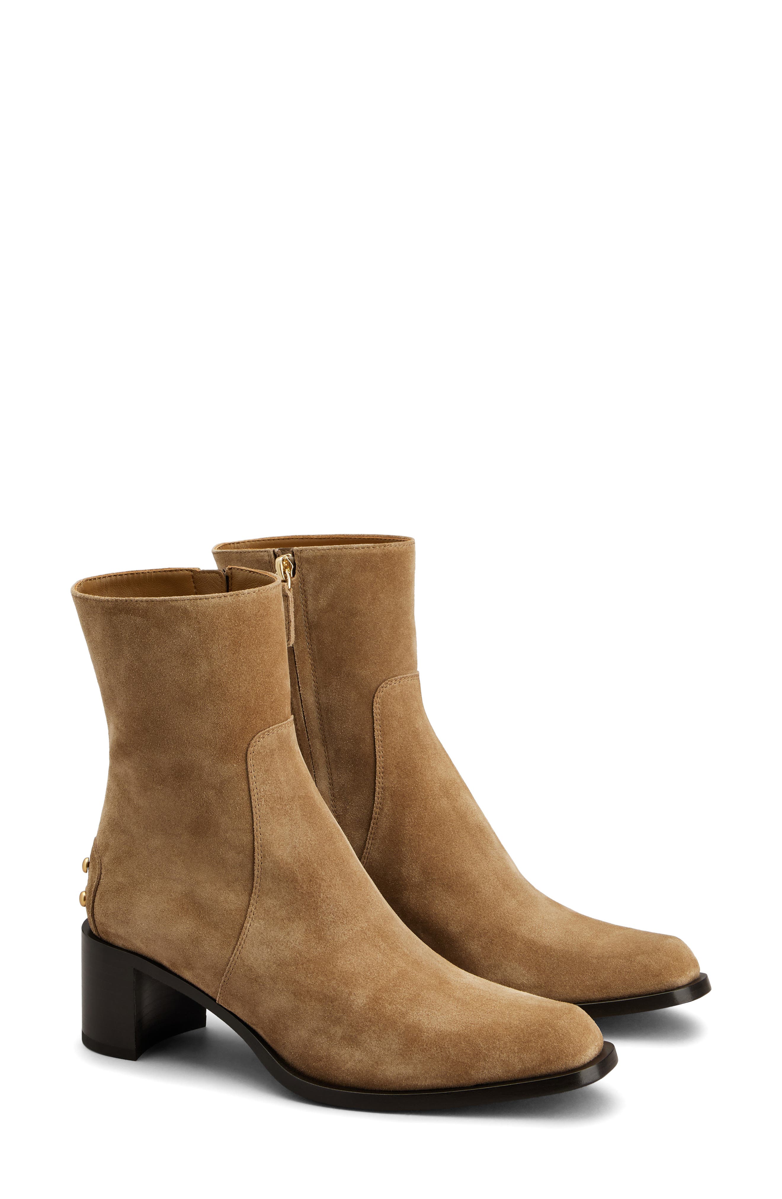 28M Leather Bootie, Main, color, CAPPUCCINO