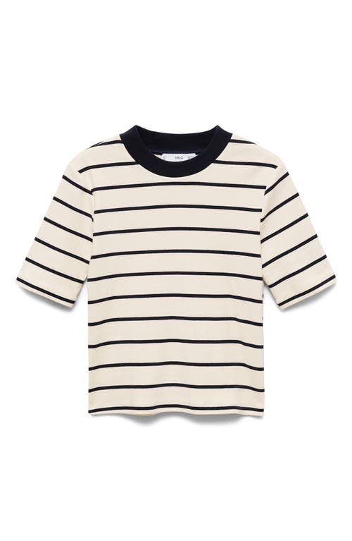 Mango Stripe Cotton T-shirt In Pattern