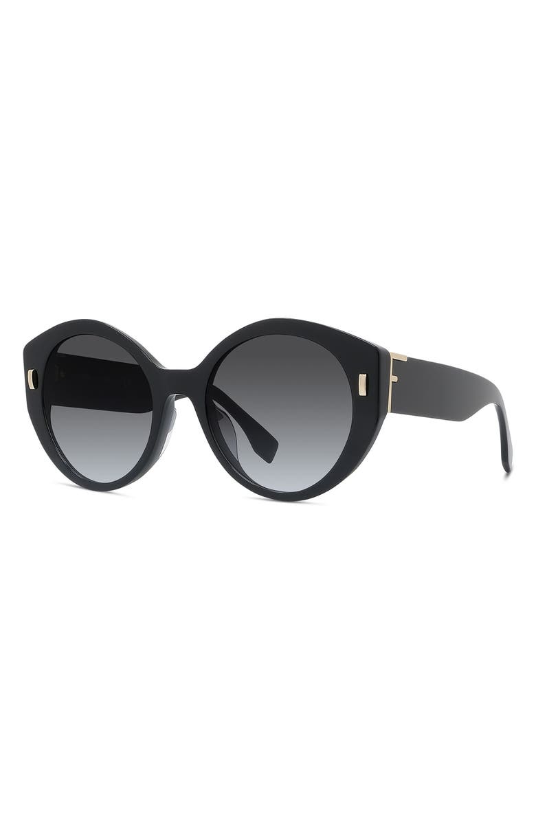 Fendi 'Fendi First 53mm Square Sunglasses, Alternate, color,