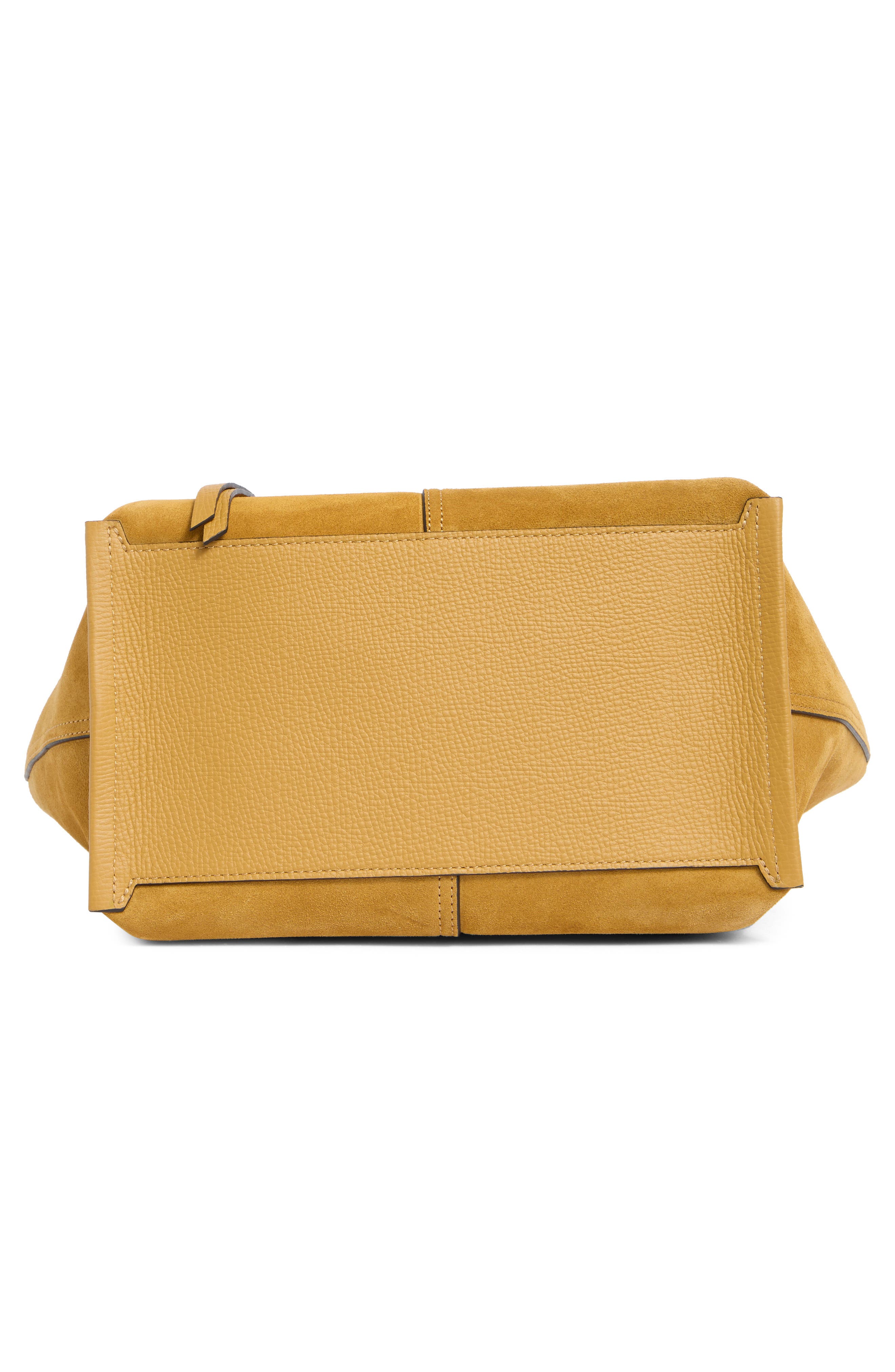 Longchamp Mailbox Medium Leather Tote, Alternate, color, Honey