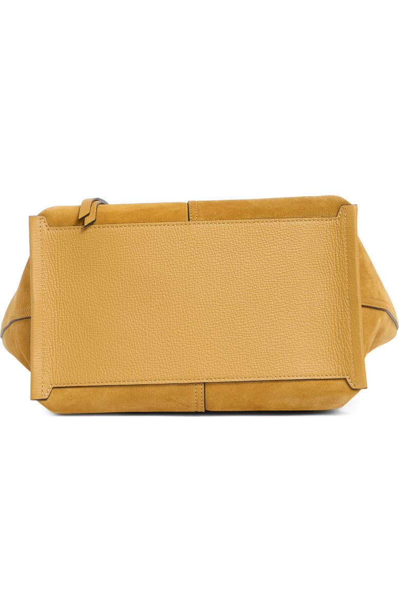 Longchamp Mailbox Medium Leather Tote, Alternate, color, Honey