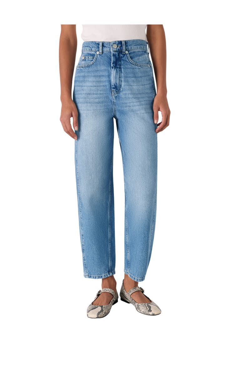 Authentic Barrel Leg Jean, Main, color, Light Wash
