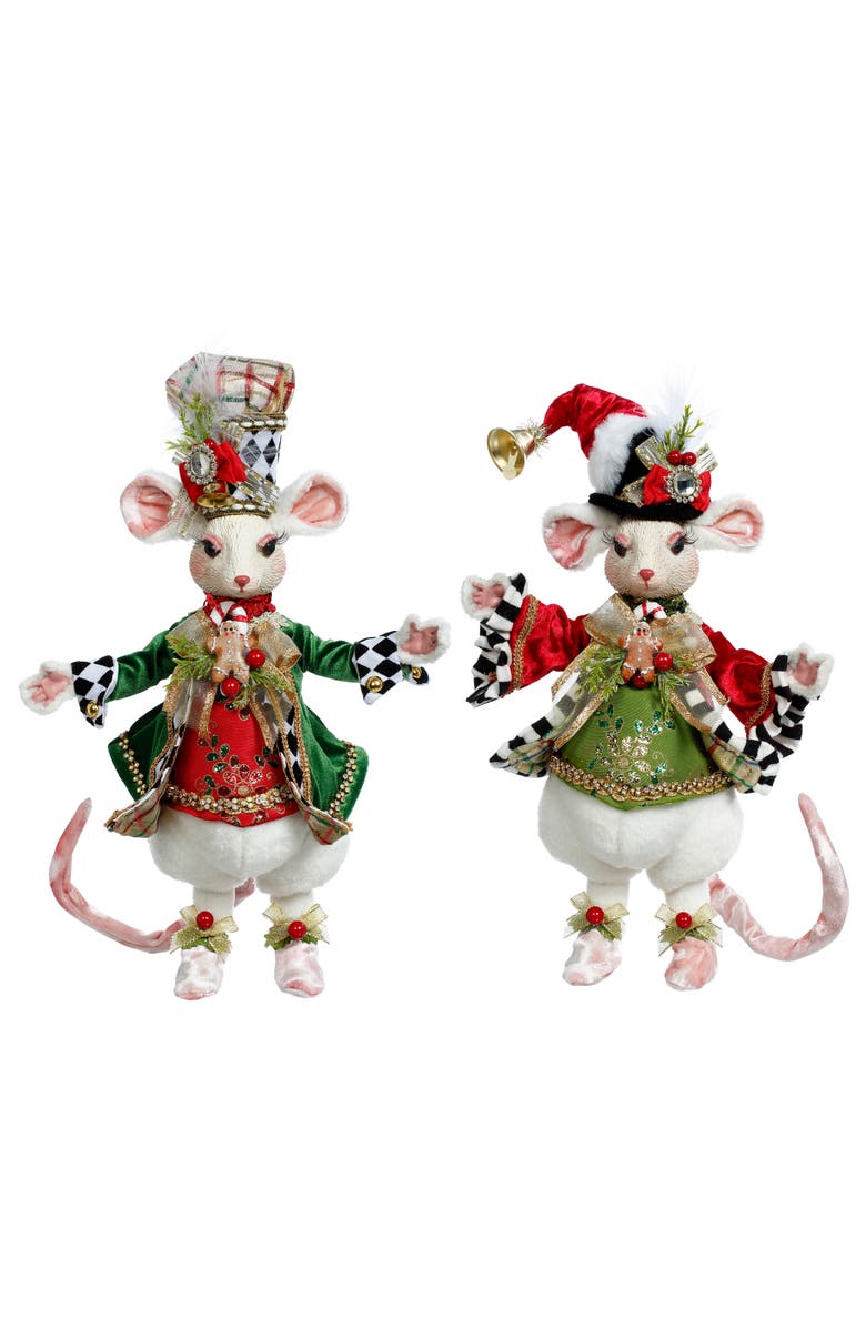 Mark Roberts Kitchen Mouse, Set of 2, Main, color, Red