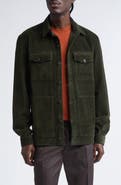 ISAIA Stretch Cotton Corduroy Overshirt