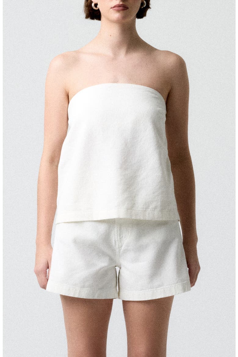 Krissy Strapless Top, Main, color, EGRET