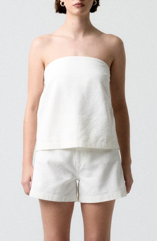 Pistola Krissy Strapless Top In Neutral