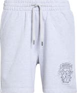Casablanca Classic Fit Eveil Ancestral Appliqué Organic Cotton Sweat Shorts