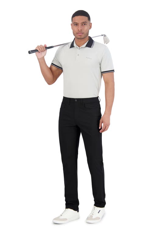 Ben Sherman Solid 4-way-stretch Tech Golf Pants In Black