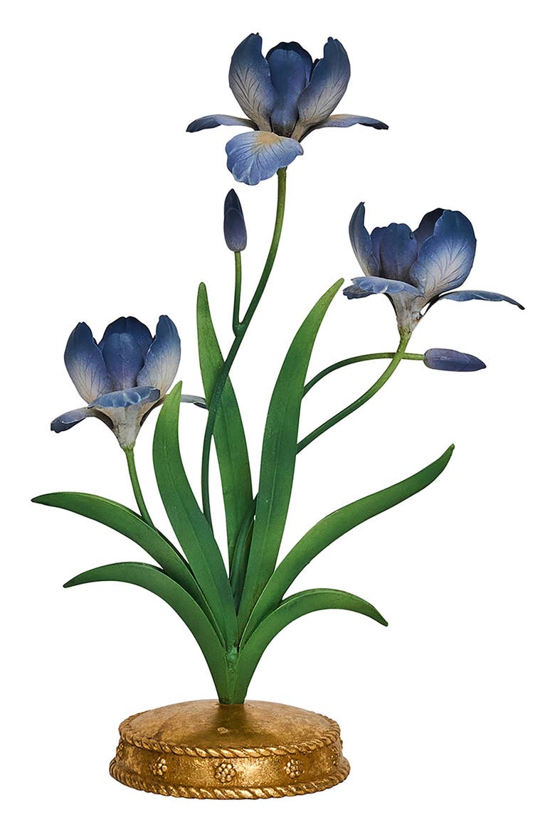 Meadow Walk Iris 15-Inch Centerpiece, Main, color, CHAMBRAY