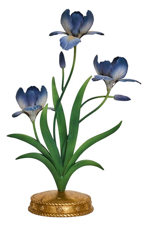 Meadow Walk Iris 15-Inch Centerpiece