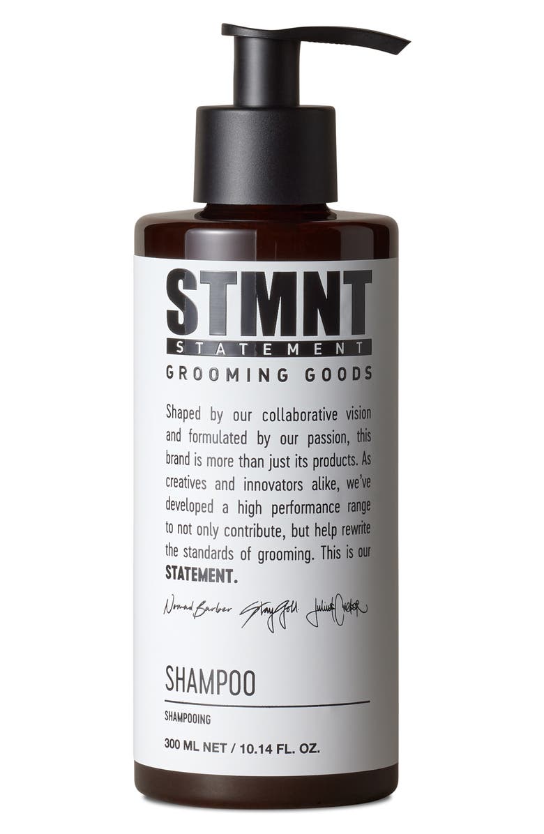 STMNT Grooming Goods Shampoo with Activated Charcoal & Menthol, Main, color, 