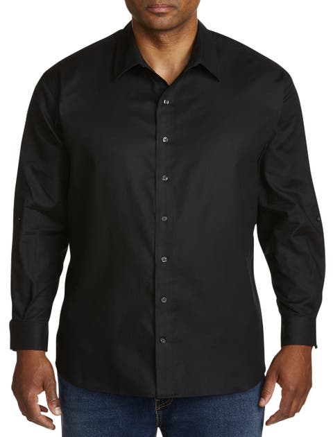 Big & Tall Textured Sport Shirt