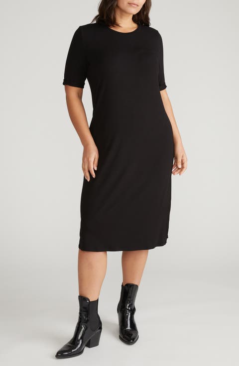 Lily Liquid Jersey Dress (Plus)