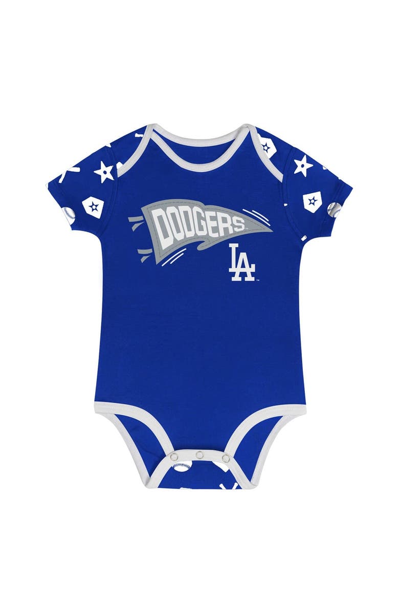 Outerstuff Infant Blue Los Angeles Dodgers On Deck 2-Piece Diaper Cover Set, Alternate, color, Royal