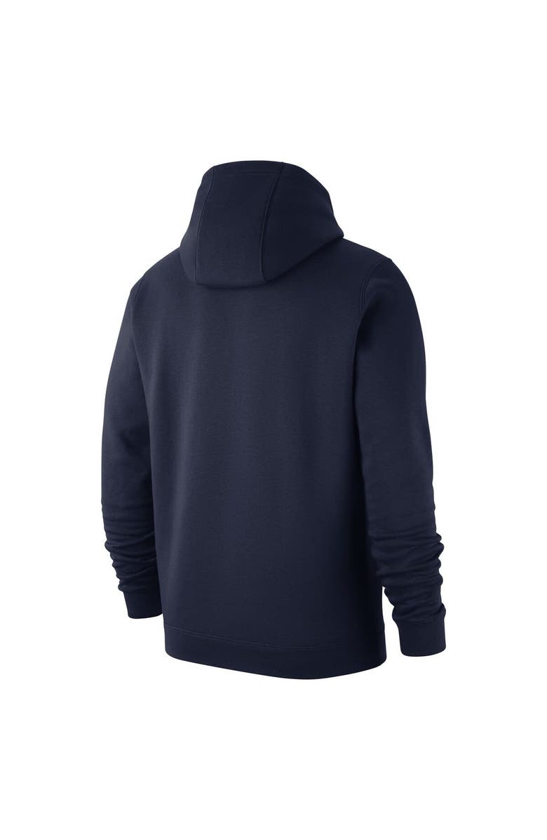 Nike Men's Jordan Brand Navy Michigan Wolverines Basketball Club Fleece Pullover Hoodie, Alternate, color, 