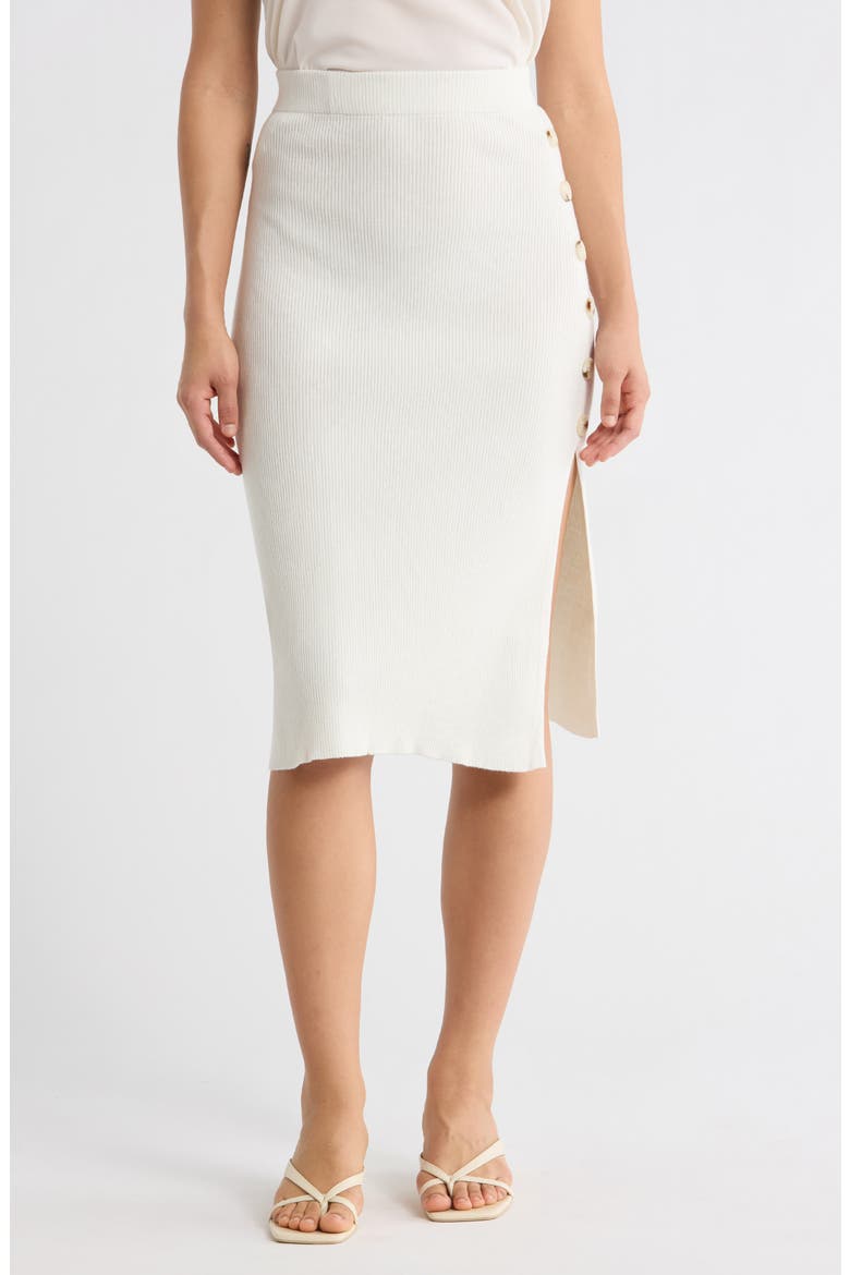 Caralea Midi Skirt, Main, color, COCONUT MILK