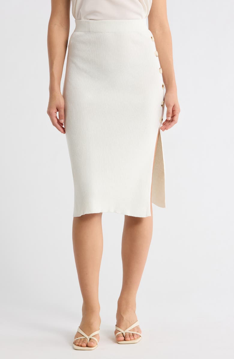 Tart Caralea Midi Skirt, Main, color, Coconut Milk