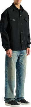 Balmain Wool twill overshirt