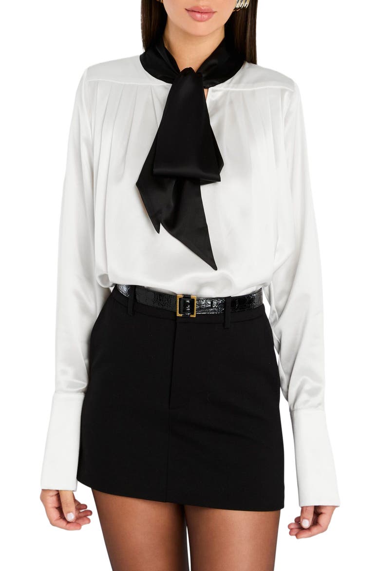 Camari Shirt, Alternate, color, Black/White