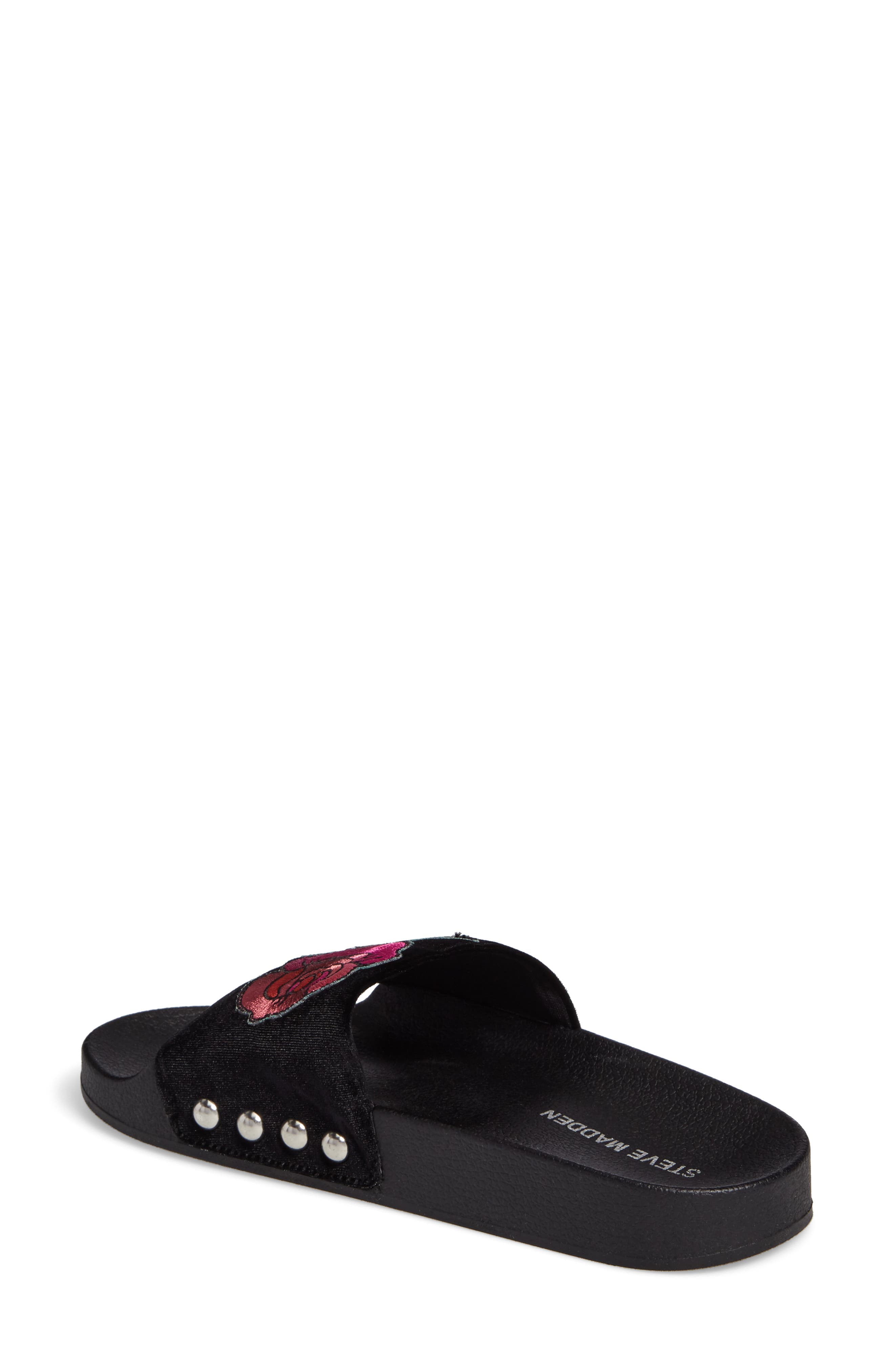 Steve Madden Patches Slide Sandal, Alternate, color, 