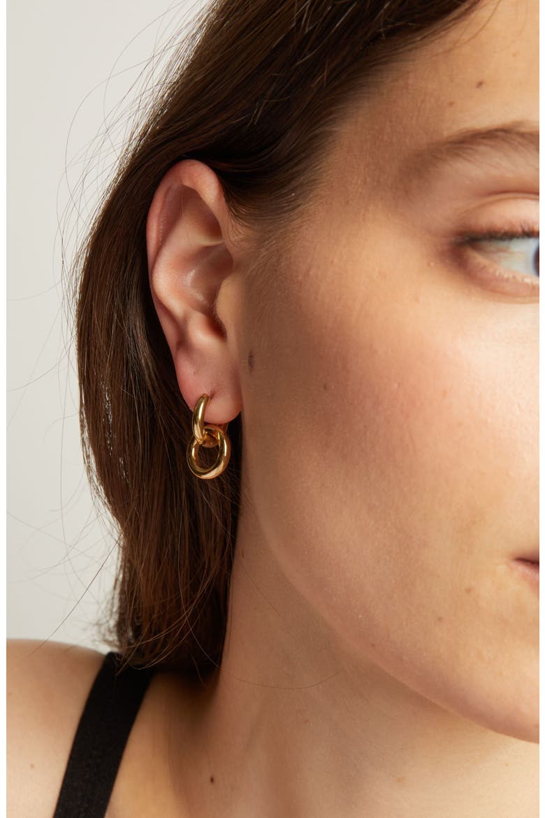 Bold Connection Earrings, Alternate, color, Yellow